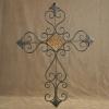 #TC-2202403         $33.92
Wall Cross with ceramic plaque  24" xc 33"
