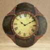 #TC-6100120            $
Leather & Wood Wall Clock
15" x 15"