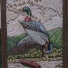 Item #09272011

Mallard dimentional leather carving
approx 10" x 14"  in wood frame
$100.00