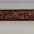 Carving pattern:  
Scroll LU-CB-1105
                     Handmade
IN STOCK several to dye, paint & finish to your specifications.
         
        Shown   Item # 710 
        SOLD SAMPLE PHOTO
$35.00 in Dk Chestnut belt with tan scrolls.  Size: Up to 51"
