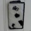       Hair on Roper Check book
  1     Handmade Original
       Item  #766
        $84.00 
Black& white hairs front & back,  Black Lace Edge, 1 1/2" inch silver tone Ace 3 of kind, 2 pistals, 2 casino tockens, 5 credit card slots built in, plastic check protector, plastic photo pocket